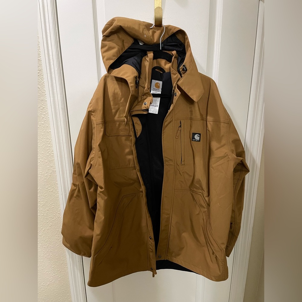 Carhartt Mens Cold Weather Rain Jacket